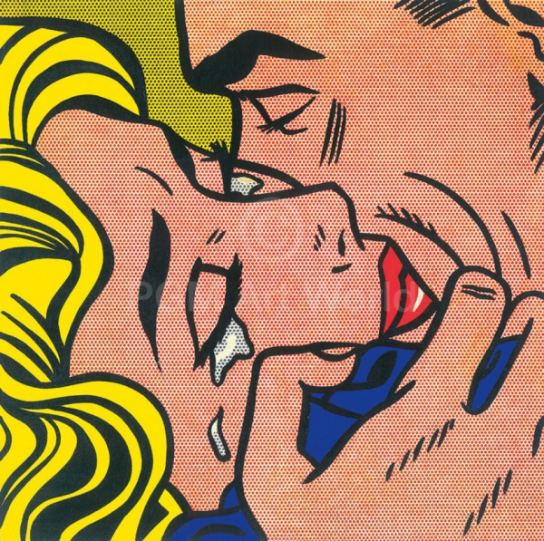 Kiss V - Roy Lichtenstein