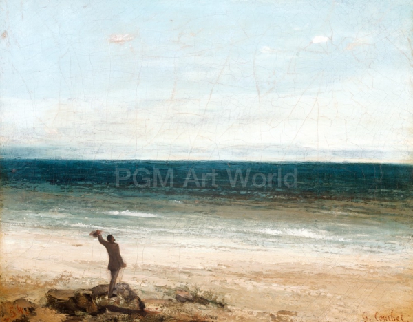 Le bord de mer à Palavas - Gustave Courbet
